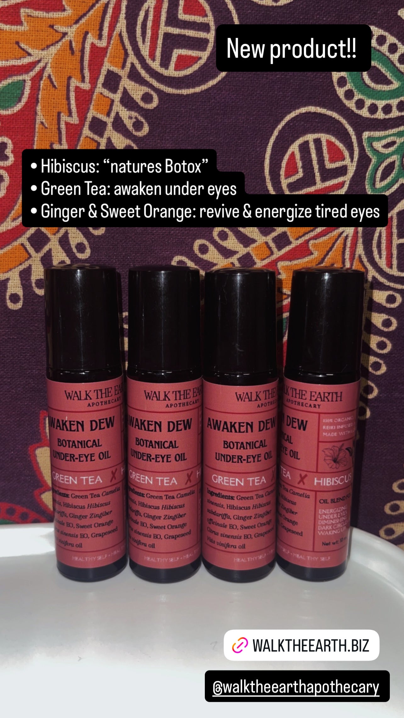 Awaken Dew ~ Botanical Under Eye Reviver