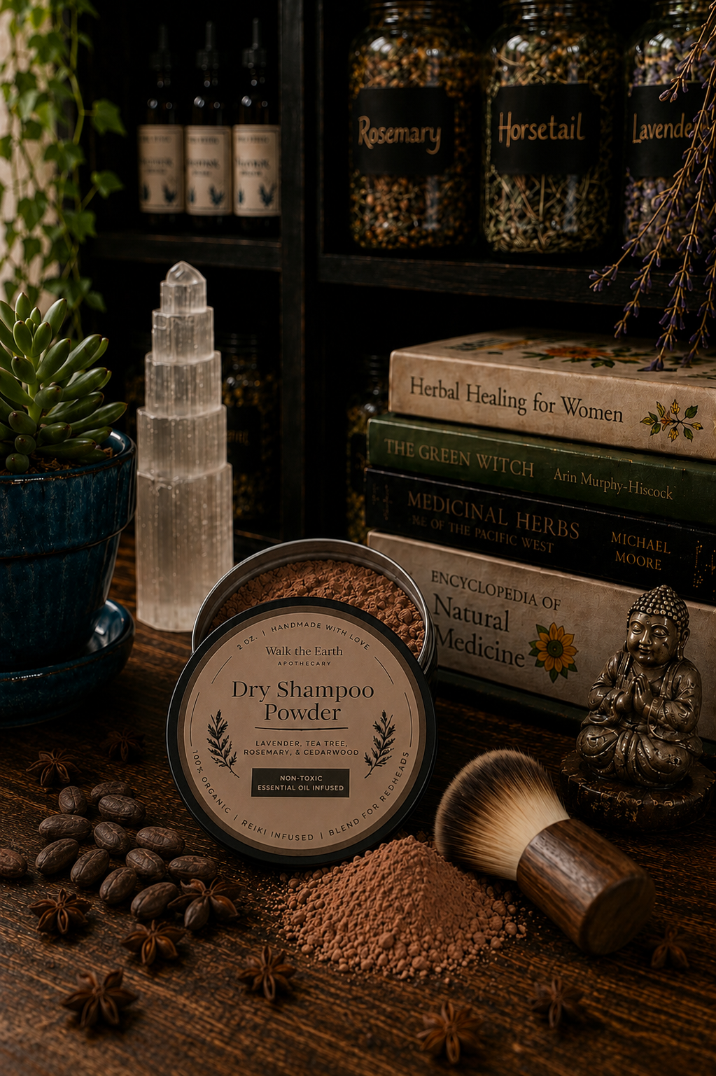 Dry Shampoo Powder ~ Brunette
