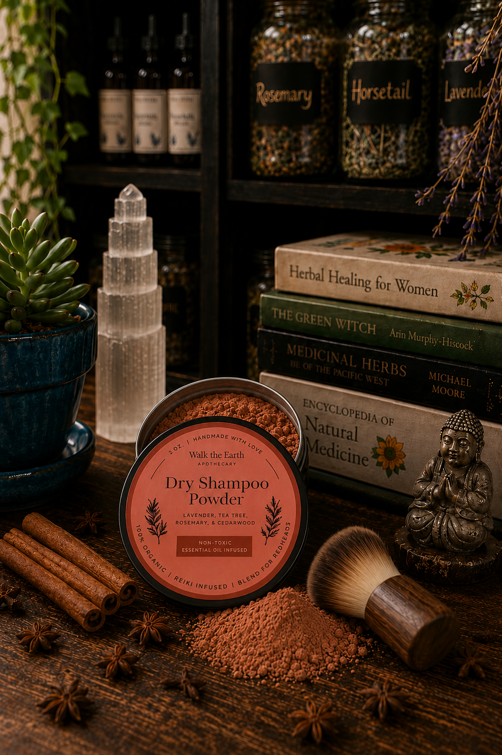Dry Shampoo Powder ~ Auburn